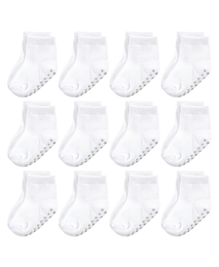 Touched by Nature Toddler Boys and Girls Socks with NonSkid Gripper