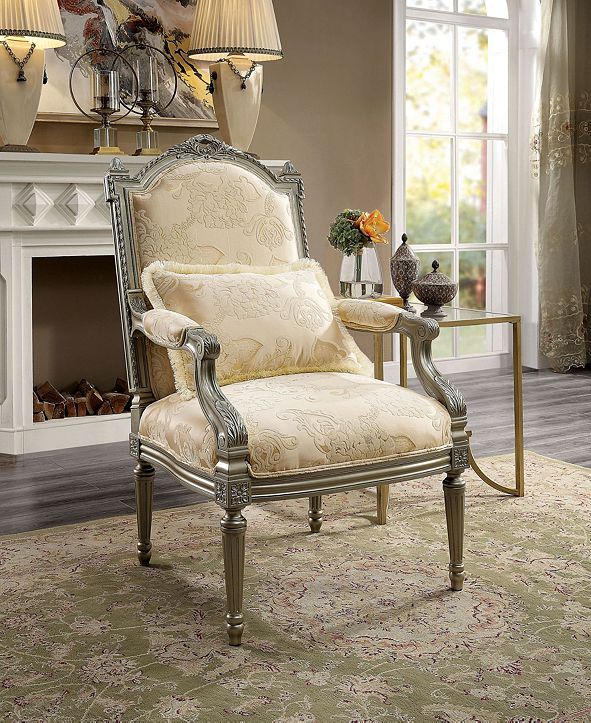 Furniture of America Bloomfield Upholstered Armchair & Reviews