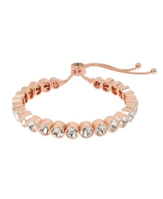 Jessica Simpson - Round Stone Friendship Bracelet, 11" adjustable
