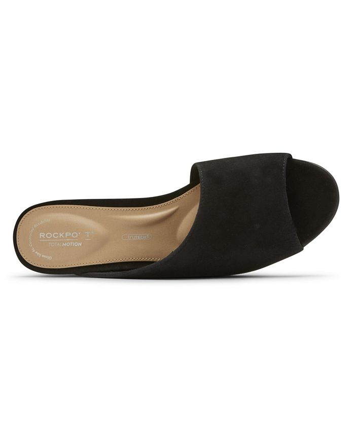 Sandalias Rockport Taylor Con Plataforma Para Mujer - Tecnología Total Motion, Diseño Asimétrico - Color Rosa