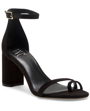 Inc Women's Wanada Toe-Ring Block-Heel Sandals Created for Macy's Women's Shoes