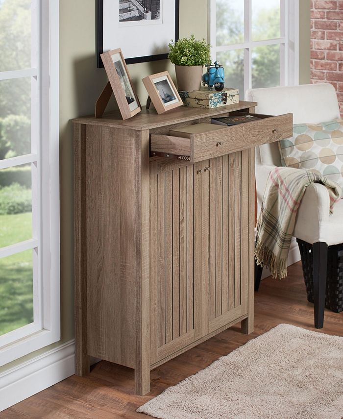 Furniture of America Jessa Slatted Shoe Macy's