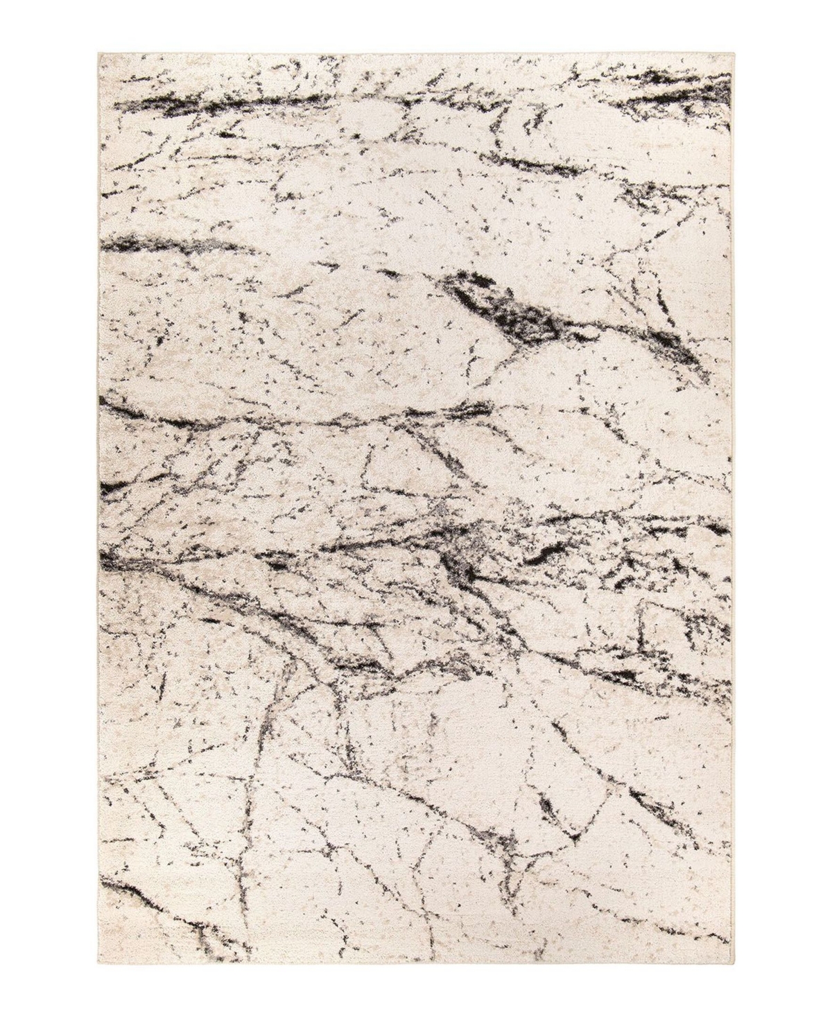 Orian Illusions Marble Hill Neutral 9' x 13' Area Rug - Wht