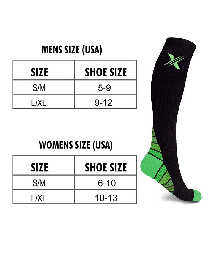 Extreme Fit Men's and Women's Sports Compression Socks - 6 Pair - Macy's
