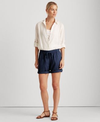 lauren ralph lauren linen shorts