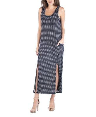 macy's black maxi dress