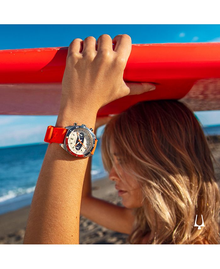 bulova surfboard orange