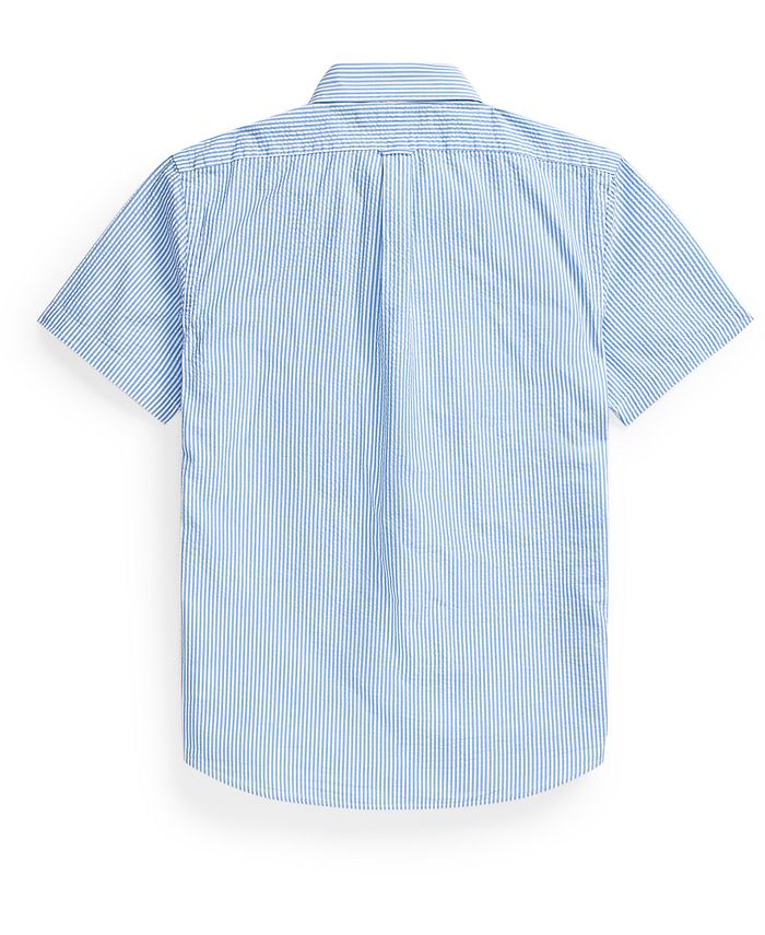 Polo Ralph Lauren Men's Classic-Fit Seersucker Shirt - Macy's