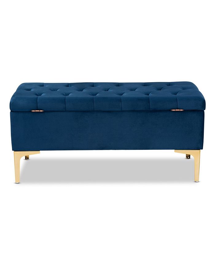 Furniture Furniture Valere Glam and Luxe Upholstered Button Tufted ...