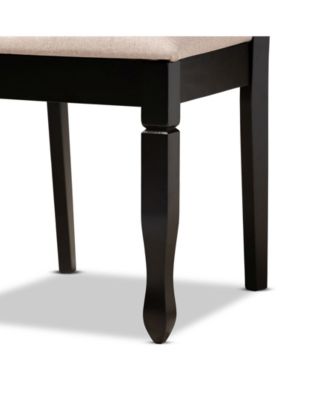 Reneau Transitional 2 Piece Dining Chair Set with Seat