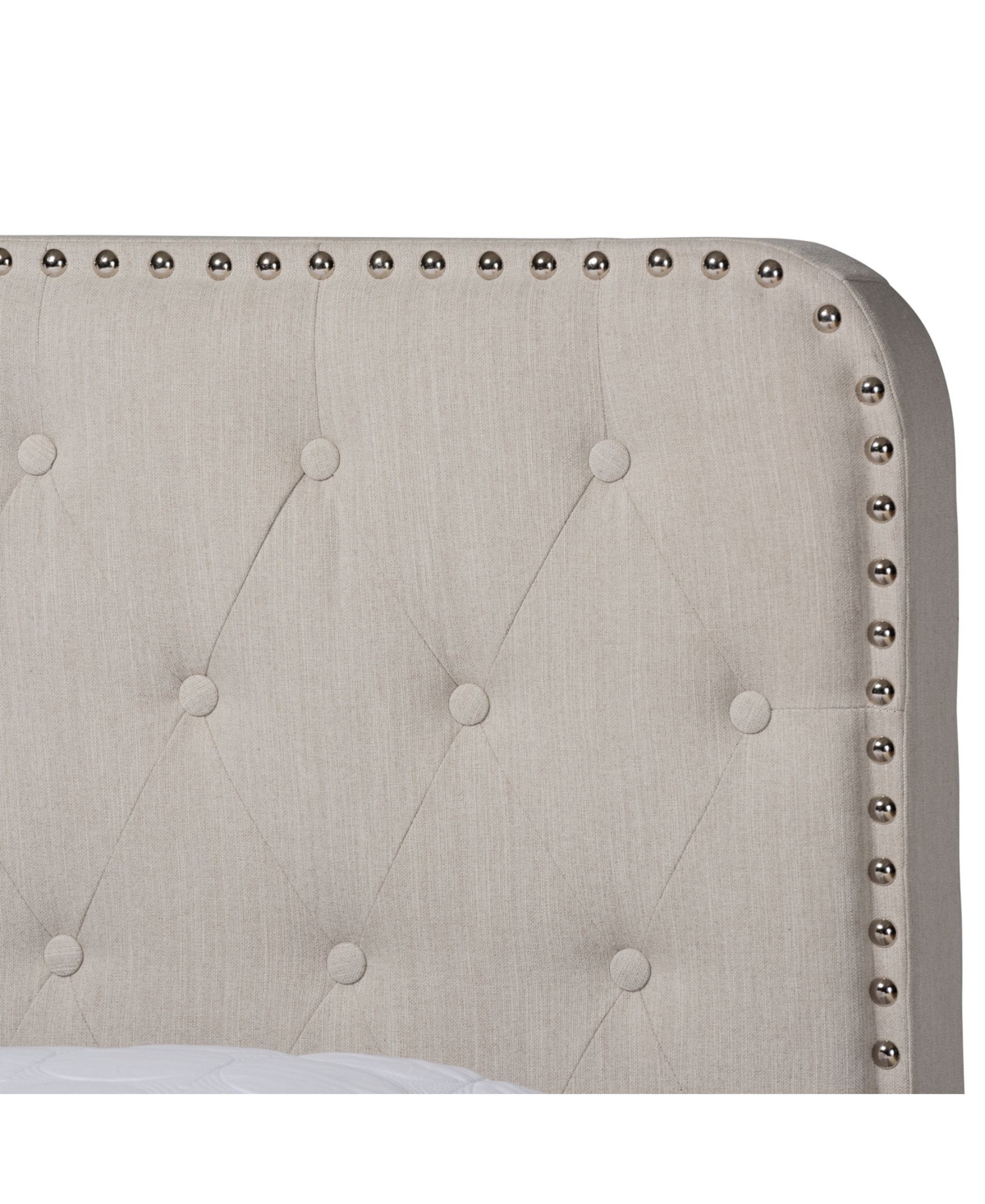 Furniture Annalisa Modern Button Tufted Size Panel Bed