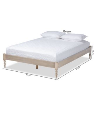 Cielle French Bohemian Queen Size Bed Frame