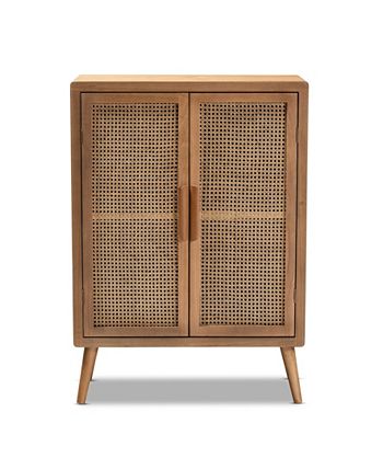 Furniture Furniture Alina Mid-Century Modern Finished 2 Door Accent ...