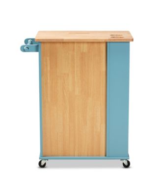 Liona Modern and Contemporary Kitchen Storage Cart