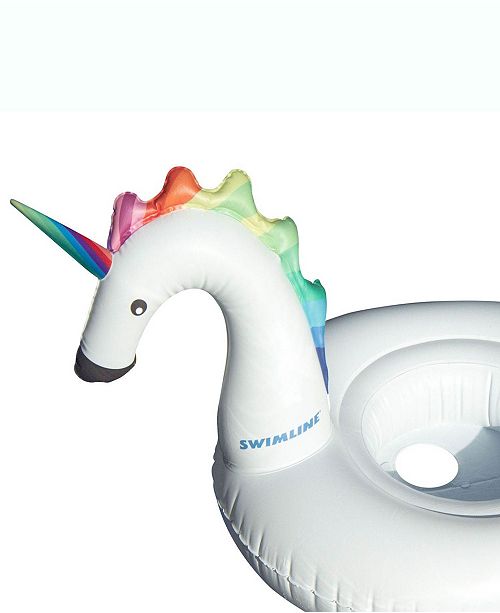 Swimline Inflatable Unicorn Baby Floating Lounger Raft Float For