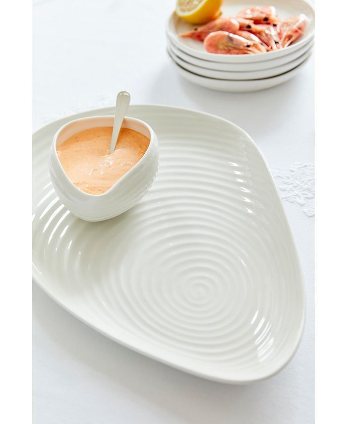 Portmeirion Sophie Conran Shell Shaped Chip and Dip Macy's