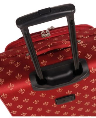Fleur De Lis 5 Piece Spinner Luggage Set