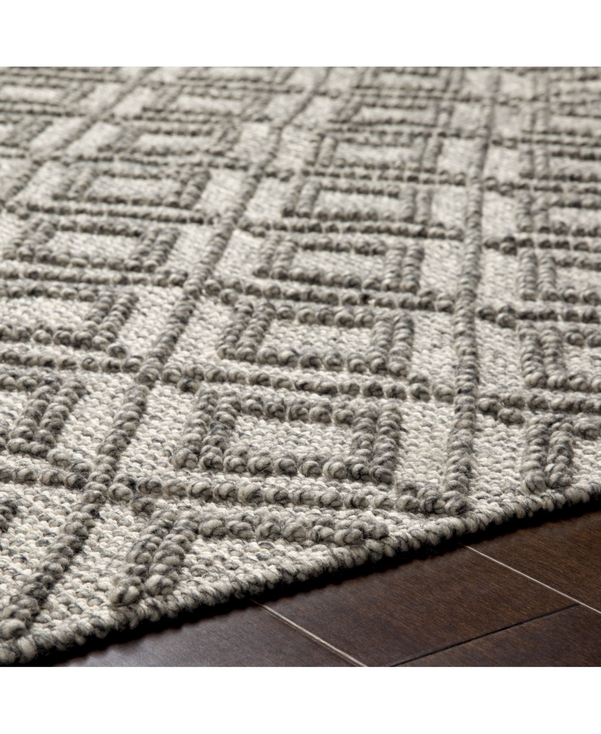 Closeout! Farmhouse Tassels Fts-2302Area Rug - Black