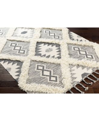 CLOSEOUT! Apache APA-2305 Charcoal 5' x 7'6" Area Rug