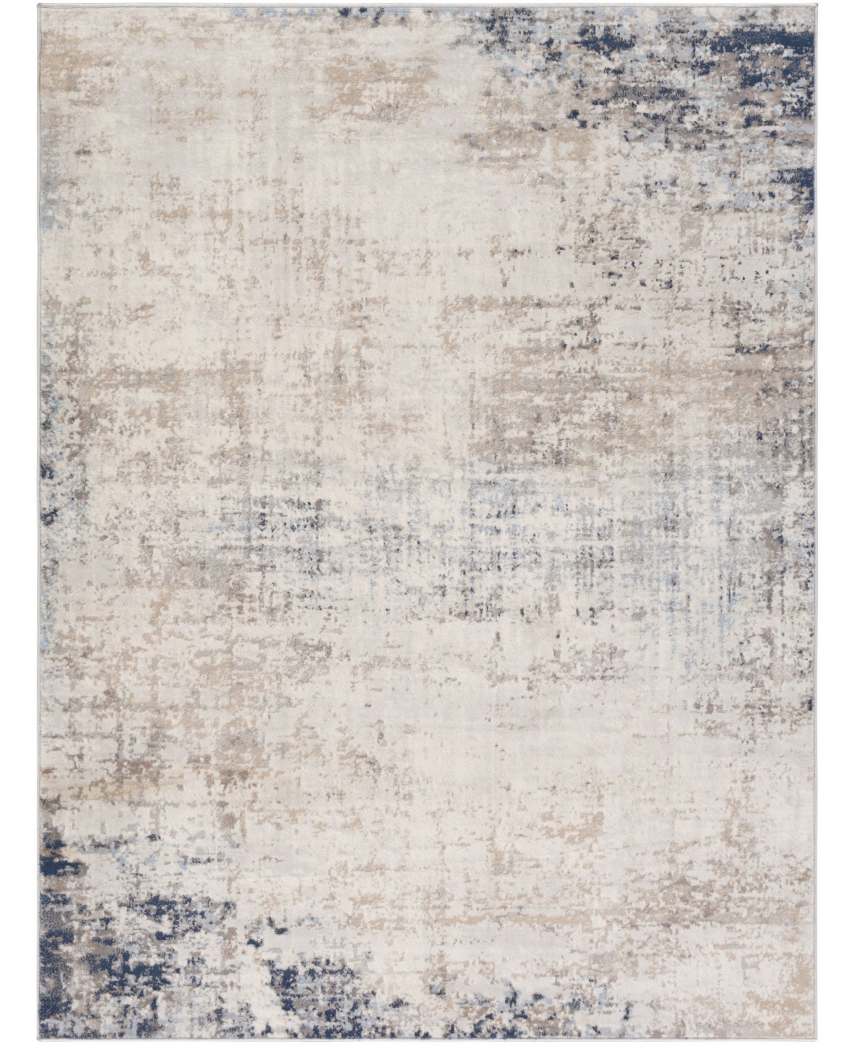 Abbie & Allie Rugs Nova Rom-2315 Silver 7'10" x 10' Area Rug - Silver