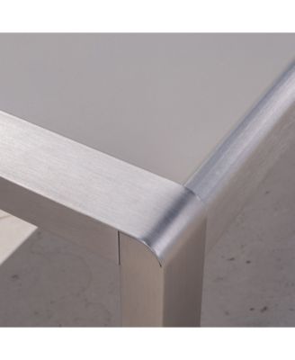 Cape Coral Outdoor Coffee Table with Glass Top