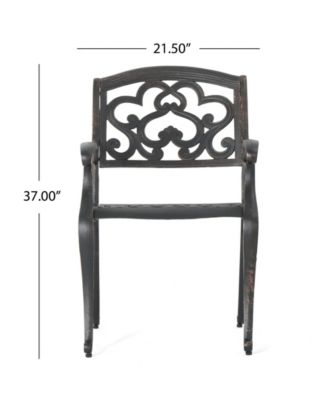Austin Outdoor Cast Dining Chairs, Set of 2