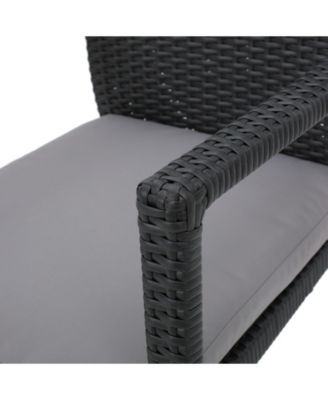 Corsica Outdoor Dining Chair with Cushions, Set of 2