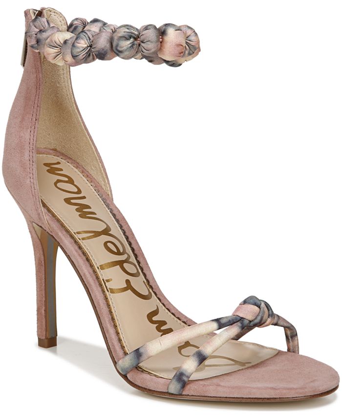 Circus NY Oriana Heeled Sandals For Women – Strappy Square Toe Block Heel