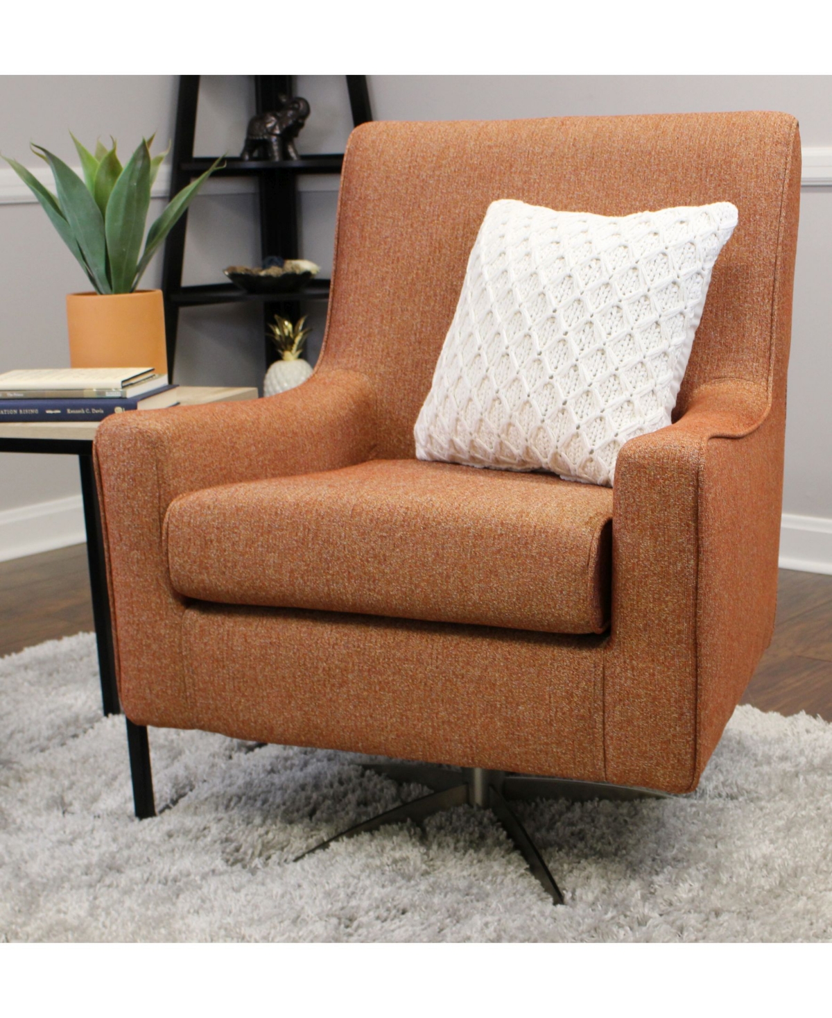Foxhill Trading Morgan Mid-Century Five Prong Armed Chair