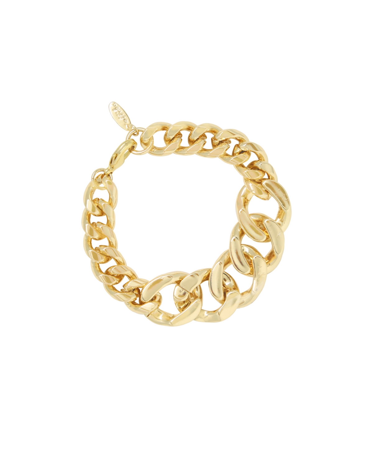 Big And Bold Chain Link Women's Bracelet - Gold