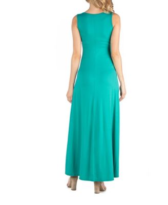 Slim fit A Line Sleeveless Maternity Maxi Dress