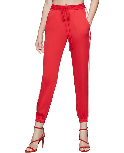 Bcbgeneration Woven Stripe Jogger Pants Reviews