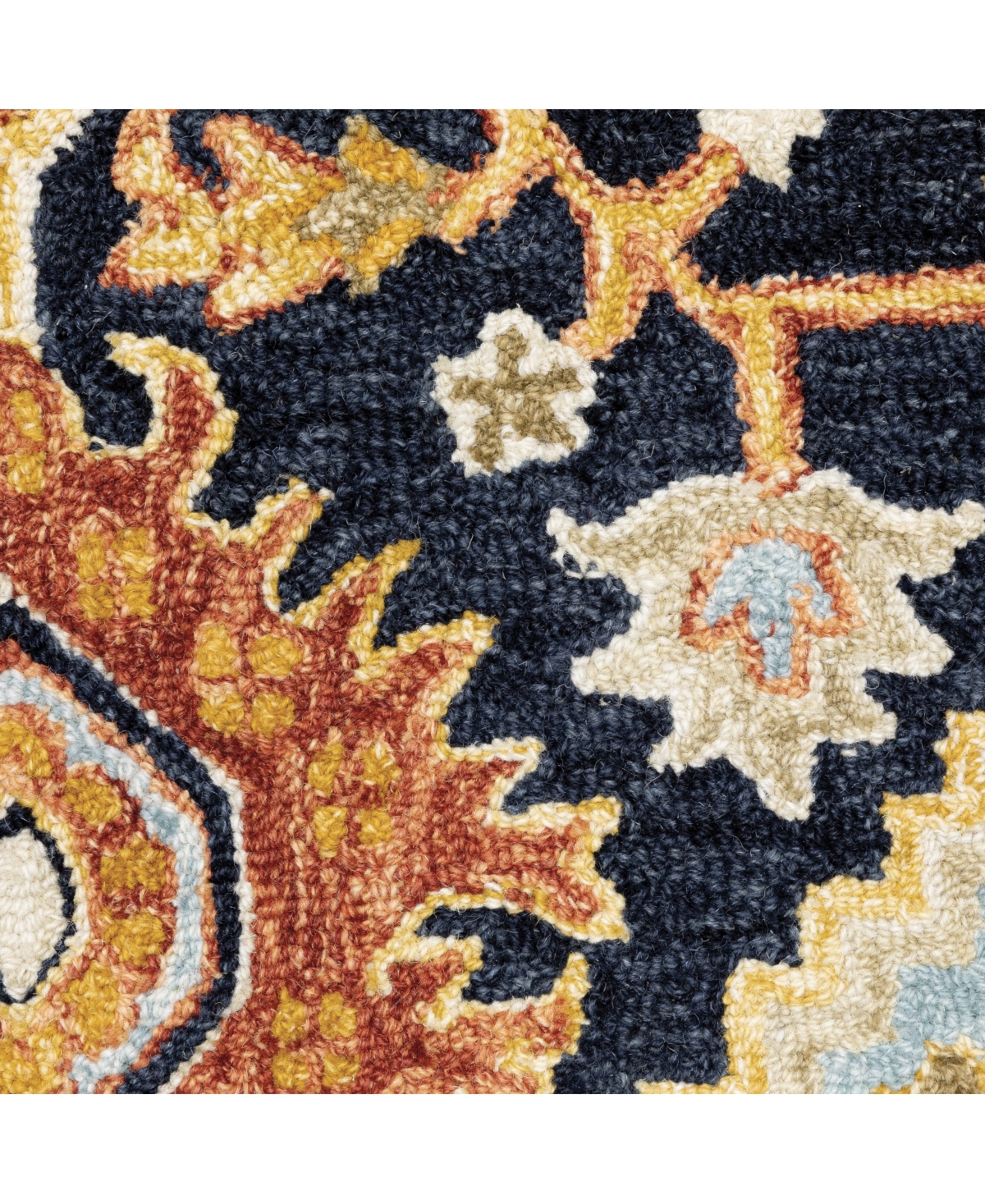 Jhb Design Garden GAR08 Navy Area Rug