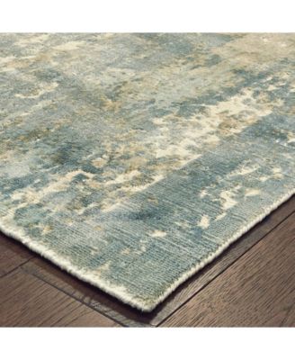 Formations 70002 Blue 6' x 9' Area Rug