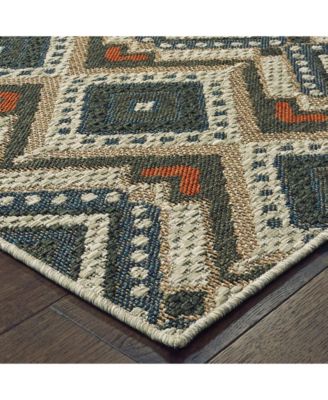 Latitude 2X 5'3" x 7'3" Outdoor Area Rug