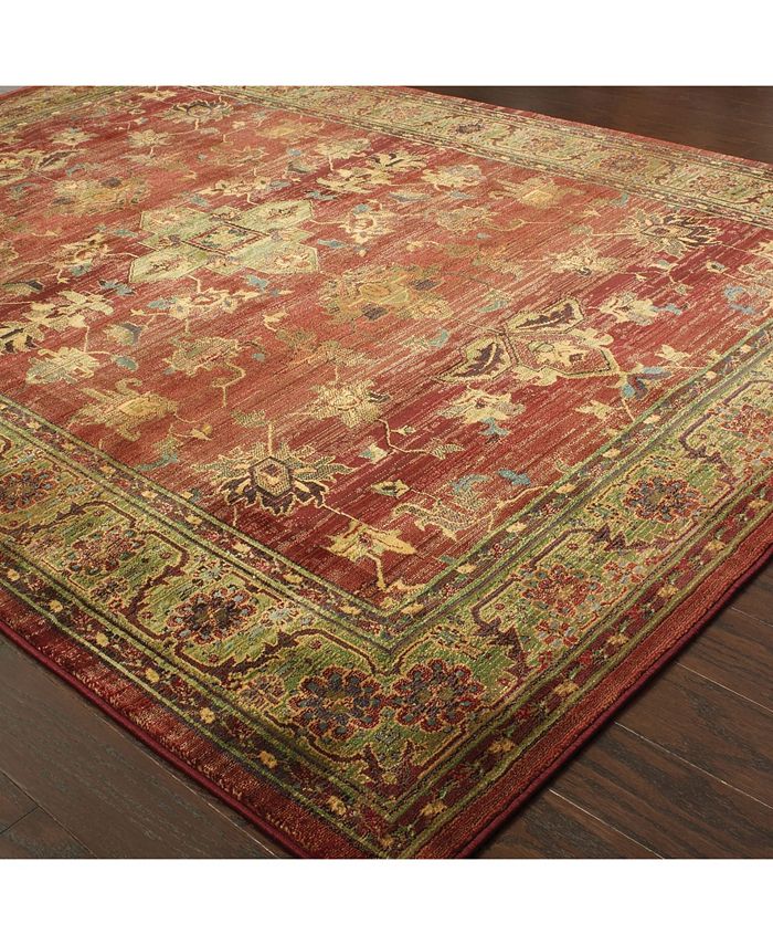 JHB Design Kismet KIS08 Red 7'10" x 11' Area Rug & Reviews Rugs Macy's