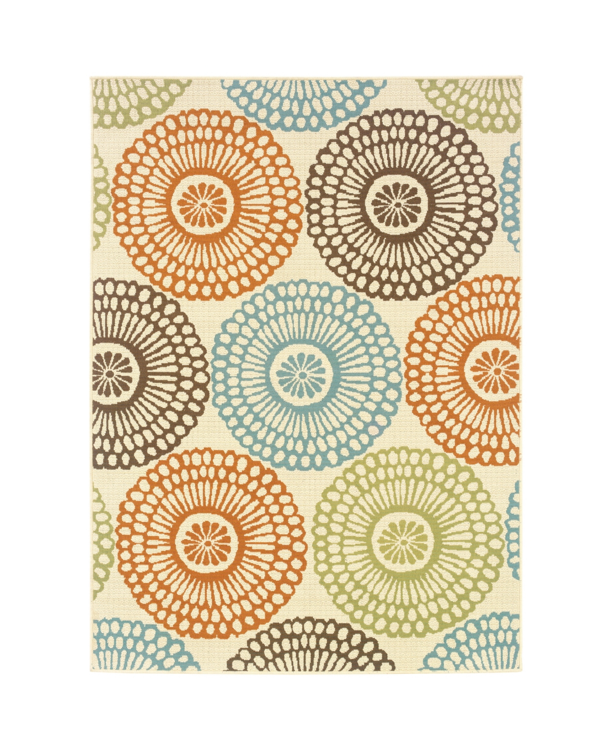 Jhb Design Negril NEG06 8'6in x 13' Outdoor Area Rug - Beige