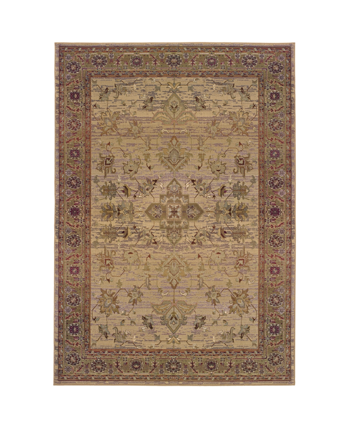 Jhb Design Kismet KIS08 6'7in x 9'1in Area Rug - Beige
