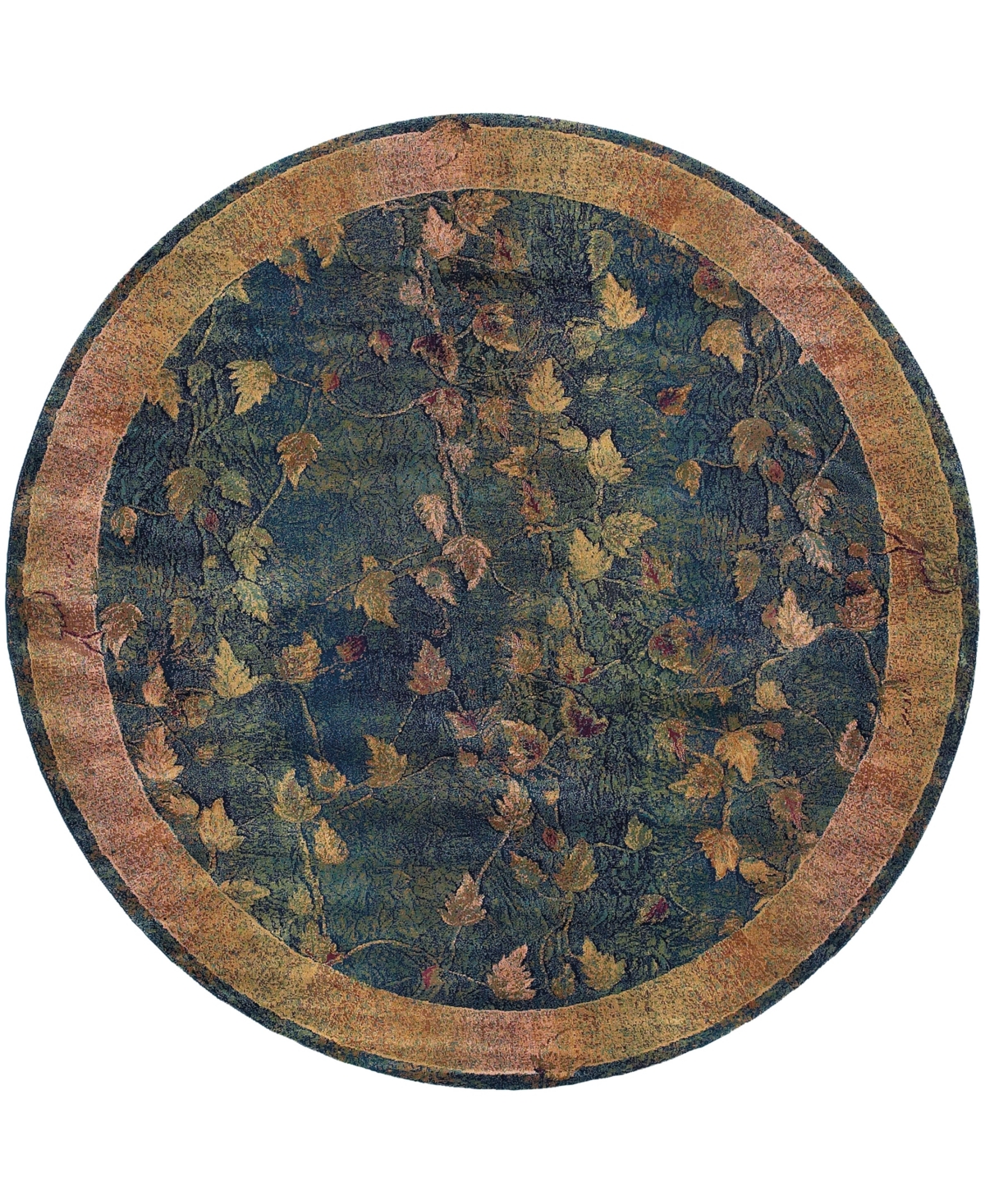 Jhb Design Kismet KIS02 Blue 8' Round Rug - Blue