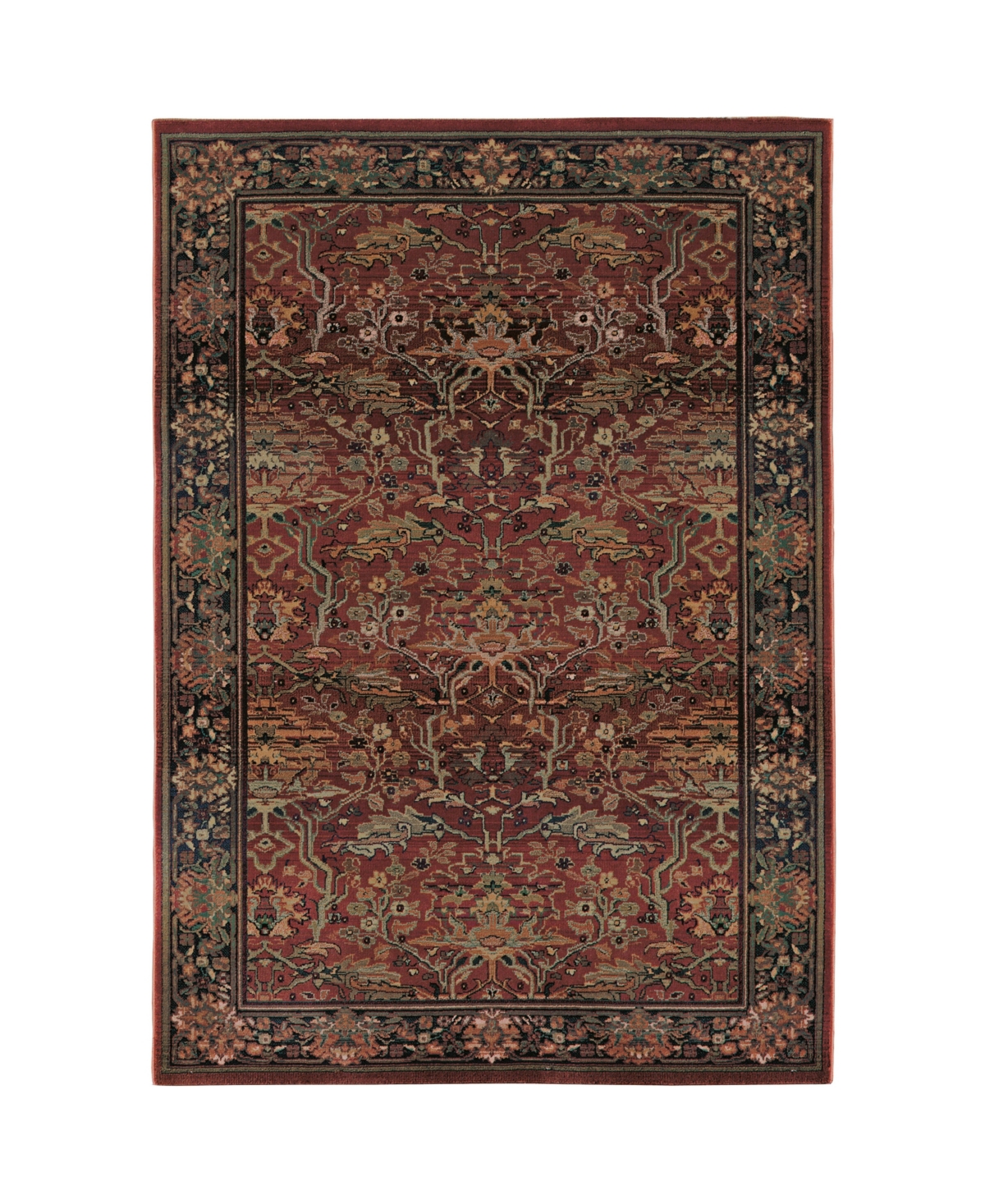 Jhb Design Kismet KIS05 4' x 5'9in Area Rug - Red