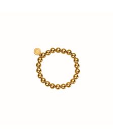 Women's Gold-Tone Bead Bracelet