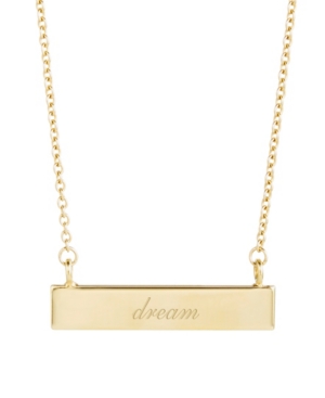 image of brook & york Inspirational Bar Necklace