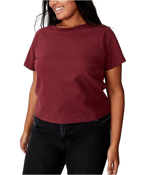 Cotton On Curve The One Baby Tee Reviews Tops Plus