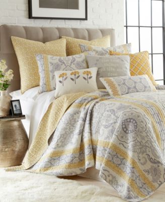 St. Claire Floral Embroidered Decorative Pillow, 14" x 18"