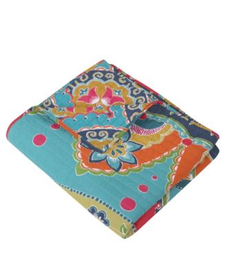 Amelie Boho Vibrant Quilted Throw, 50" x 60"