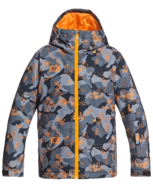 image of Quicksilver Big Boys Mission Printed Youth Jacket