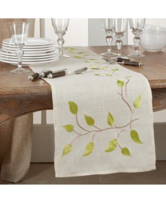 Embroidered Vine Runner