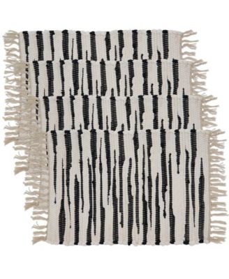 Zebra Chindi Placemat Set of 4