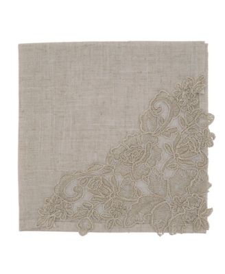 Embroidered Lace Napkin Placemat Set of 2