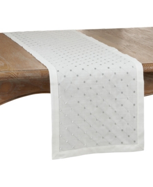 Saro Lifestyle Diamond Embroidered Placemat Set of 4